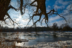 Warta_river_winter Format 16:9Resolution 3840x2160