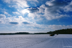 Winter in the field Format 16:9 Resolution 3840x2160