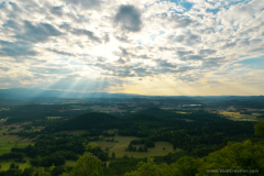 From mountaintop